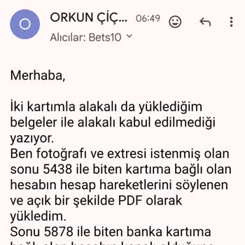 Bets10 Hesabı Onaylamayıp Para Çektirmiyor