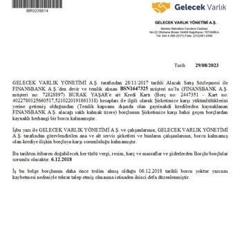 KKB Sistemi Güncellemesinin Yapılmaması