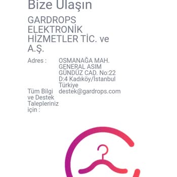 Gardrops Paramın Üzerine Kondu