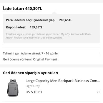Aliexpress Alışveriş Sıkıntısı Ve Sipariş İptal İadesi Yapılmıyor