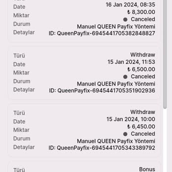 Queencasino Mağduriyeti, Kazancımı Alamadım