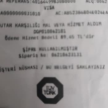 Tüvtürk Kredi Kartı Komisyonu Alıyor