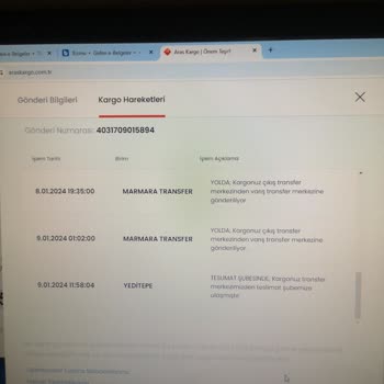 Aras Kargo Orkide Şube İlgisizliği Ve Kargomu Kayıp Etmeleri