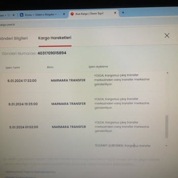 Aras Kargo Orkide Şube İlgisizliği Ve Kargomu Kayıp Etmeleri