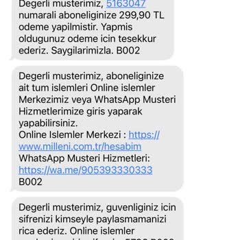 Millenicom Müşteri Temsilcisi Sorunu