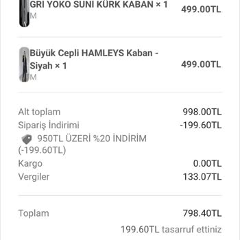 Bianca Butik - Vanilin Design Ürünüm Gelmedi!
