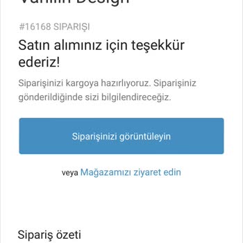 Bianca Butik - Vanilin Design Ürünüm Gelmedi!