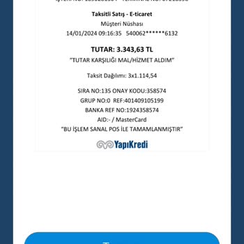 Lastikjantavm.com Lastikleri Göndermedi