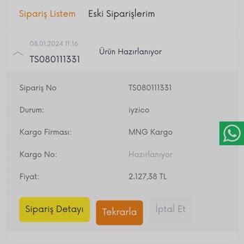 Sporpark Tedarik Edilemeyen Ürün