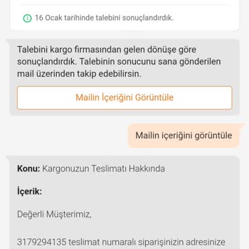 Yurtiçi Kargo Kargomu Teslim Etmiyor