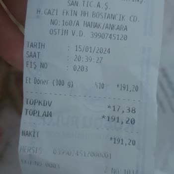 Yaprak Dönercisi Ürün İadesi Ve Para Talebi