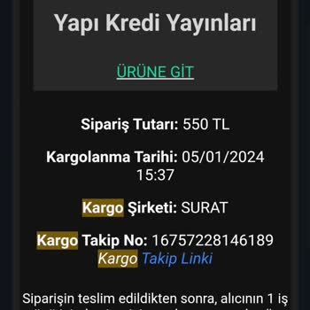 Dolap Yüzünden Paketim Kayboldu