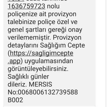Anadolu Sigorta Muayene Ücreti Talebi