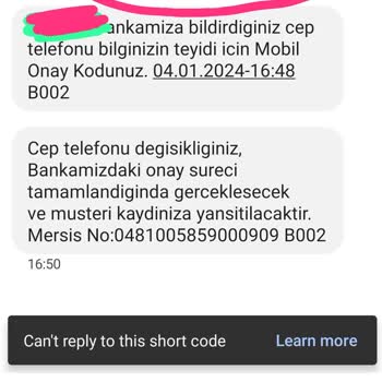 İş Bankası Sisteminizde Cep Numaram Kayıtlı Değil Sürekli Hata Alıyorum!