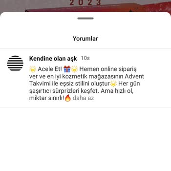 Sephora Hediye Kutusu 60 Lira