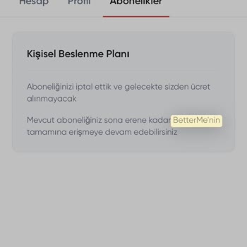 Betterme Uygulaması Aylardır Hesabımdan İzinsiz Para Çekiyor