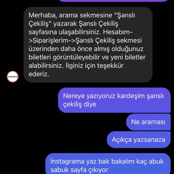 Trendyol Şanslı Çekiliş Sonuçlarına Ulaşamıyoruz