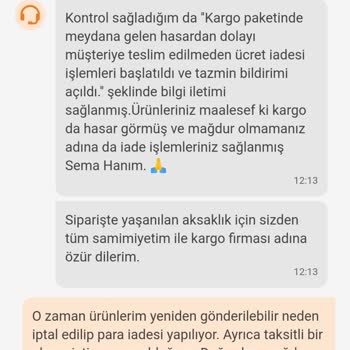 Trendyol Ürünün Teslim Edilmemesi.