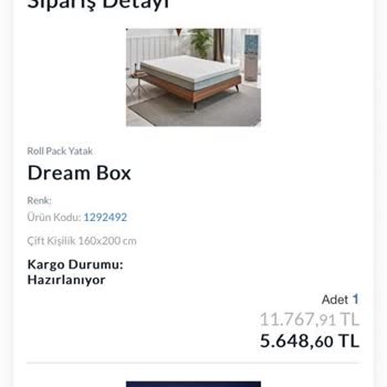 Yataş Bedding Ürün İptal Etmemesi