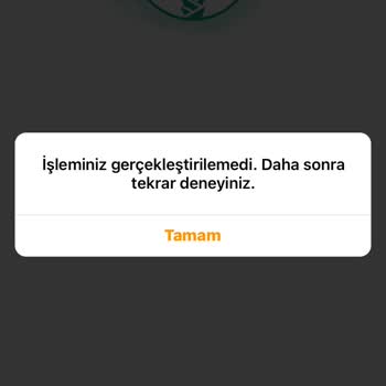 İşleminiz Gerçekleştirilemedi. Kuveyt Türk?