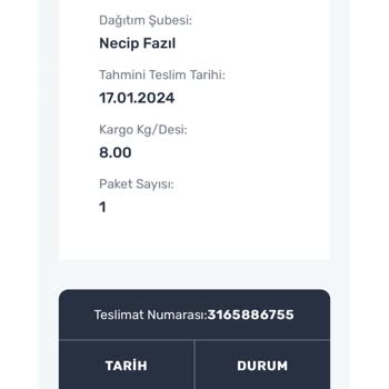 Sürat Kargo Kargo Sorunu İkitelli Sürat