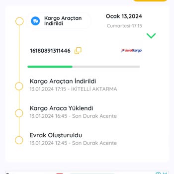 Sürat Kargo Kargo Sorunu İkitelli Sürat