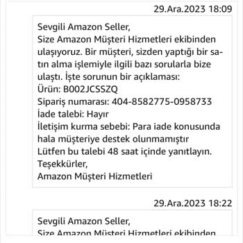 Amazon Para İadesi Yapmıyor A'dan Z'ye Ekibi De Pasif Konumda