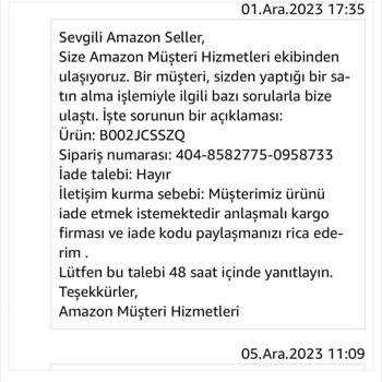 Amazon Para İadesi Yapmıyor A'dan Z'ye Ekibi De Pasif Konumda