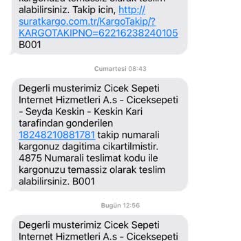 Sürat Kargo Çevrimiçi Alışveriş Siparişinin Adrese Teslim Edilmemesi