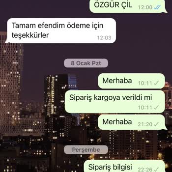 BuharKeyf Sipariş Para Peşin Ödenmesine Rağmen Ulaşmadı.