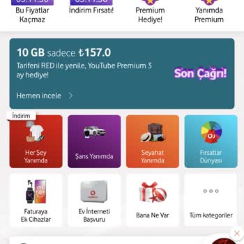 Vodafone Ücretsiz Youtube.com Premium