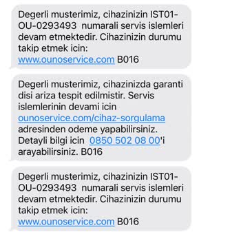 Ouno Service Xiaomi Süpürge Servis Hüsranı
