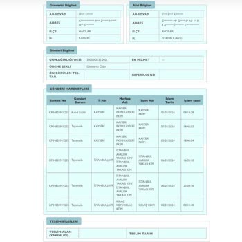 PTT Kargo Dağıtım Merkezinde Kargonun Durumu Hakkında Bilgilendirme Yapılmıyor