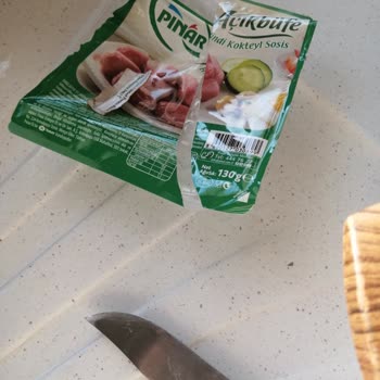 Pınar Et ve Süt Marketten Alınan Sosiste Yabancı Madde Tespiti