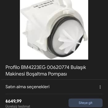 Profilo Bulaşık Makinesi Şikayet