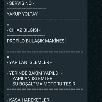 Profilo Bulaşık Makinesi Şikayet