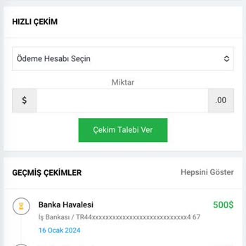 GL Yatırım Şirketi Çekim Taleplerimi İşleme Almıyor