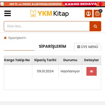 Ykmkitap Sipariş Kargolayamama Sorunu