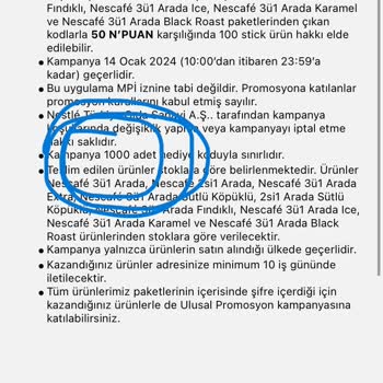 Nescafe 100 Stick Teslim Etmiyor