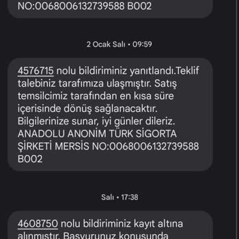 Anadolu Sigorta İlgisiz Ve Müşteriye Önem Vermiyor