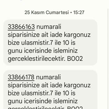 Sefamerve İade Sorunu