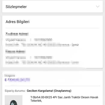 e-tekerlek.com Siparişi Onaylanan Ürünler 10 Katı Fiyat Arttırıp Gönderilmiyor