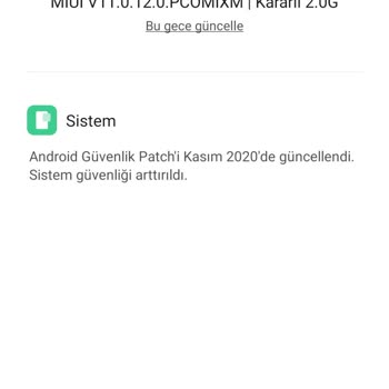 Xiaomi Sistem Güncellemesi Yapılmıyor