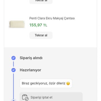 Hepsiburada, Penti Sipariş İptali Şikayeti
