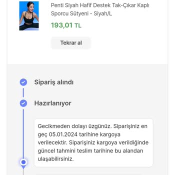 Hepsiburada, Penti Sipariş İptali Şikayeti