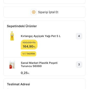 Migros Sanal Market Sipariş Tedarik Sorunu