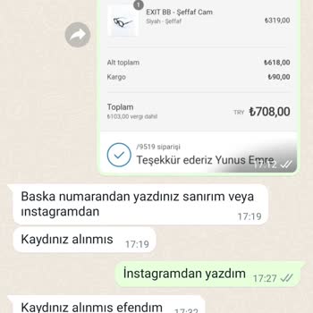 Gözlük Shop Gönderilmeyen Ürünün Para İadesi Yapılmadı!