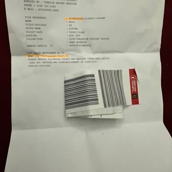 Türk Hava Yolları Hasarlı Valiz