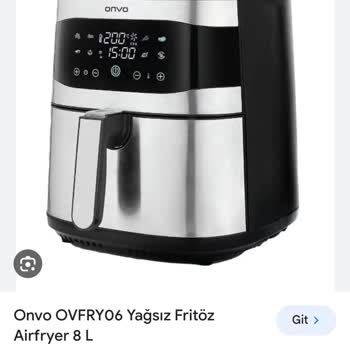 A101'den Aldığım Onvo Airfry