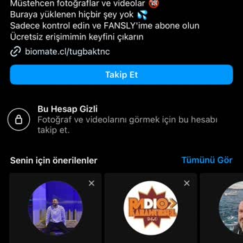 Sahte Instagram Ve Onlyfans Hesabı